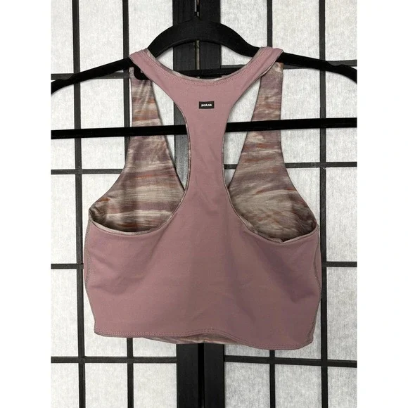 prAna Momento Crop Top Sporty Reversible Fair Trade Small‎ Yoga Workout Running - Picture 5 of 5
